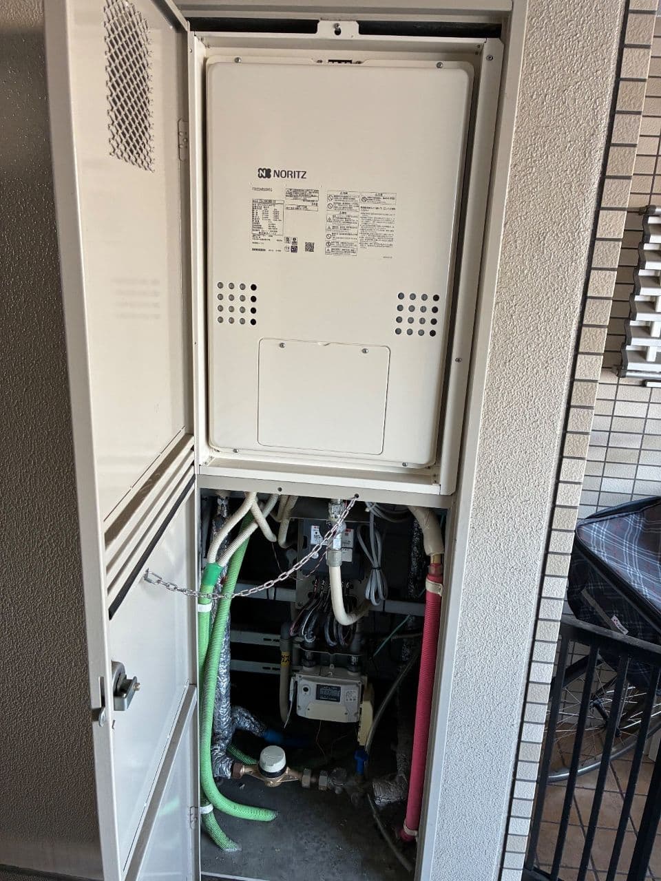 大阪市西区　給湯暖房熱源機　ノーリツ　GTH-2454SAW3H-TB（完了）