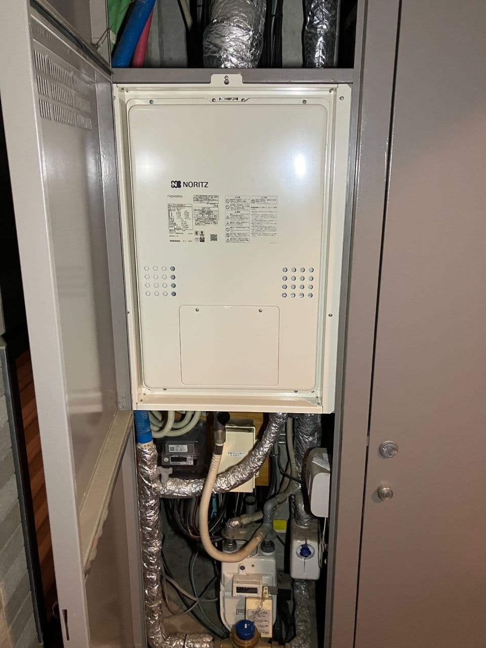 池田市　給湯暖房熱源機　ノーリツ　GTH-2454SAW3H-H（完了）