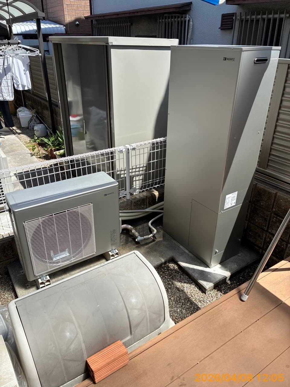 泉大津市　ハイブリッド給湯器　ノーリツ　SH-GTHC2410AD-PV-2　（完了）